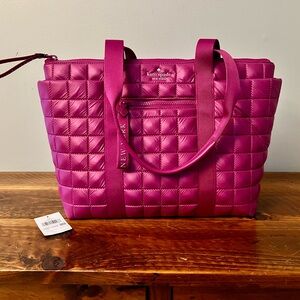 Kate Spade Camden Quilted Tote in Baja Rose